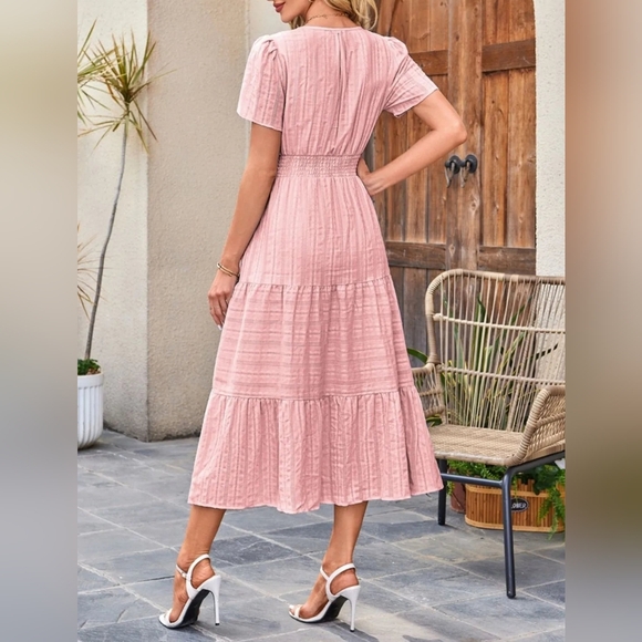 BTFBM Women's Boho Cocktail Maxi Dress,Sz XL - Picture 2 of 3